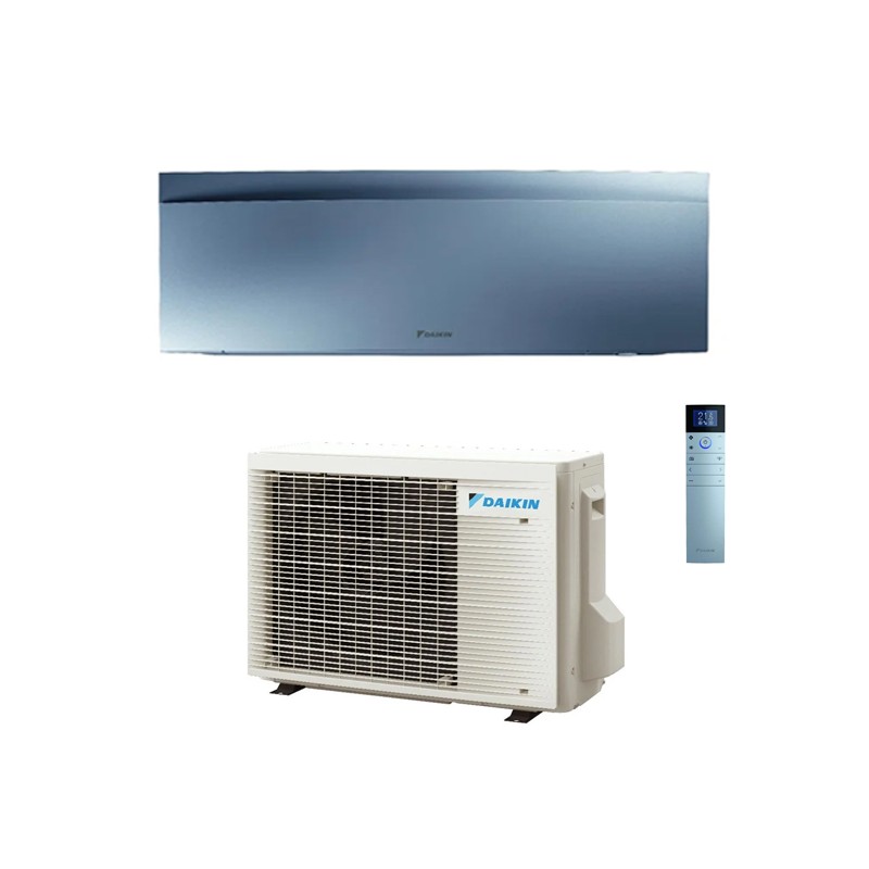 Daikin Emura 3 FTXJ35AS + RXJ35A 12000 BTU Mono Split Inverter Wi-Fi – Argento – Climatizzatore a Parete R-32