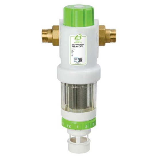 Acqua Brevetti BravoFIL FT024 – Filtro Autopulente Semiautomatico 1" ¼ – Filtrazione 100 Micron